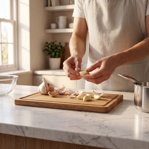 Peeled garlic
