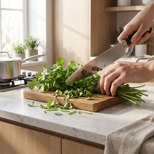 Roughly Chopped fresh cilantro