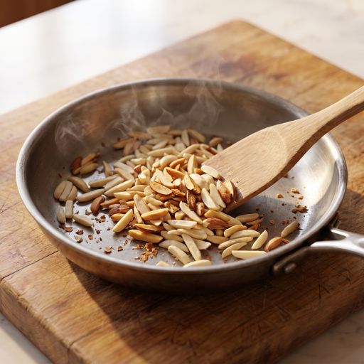 Toasted slivered almonds
