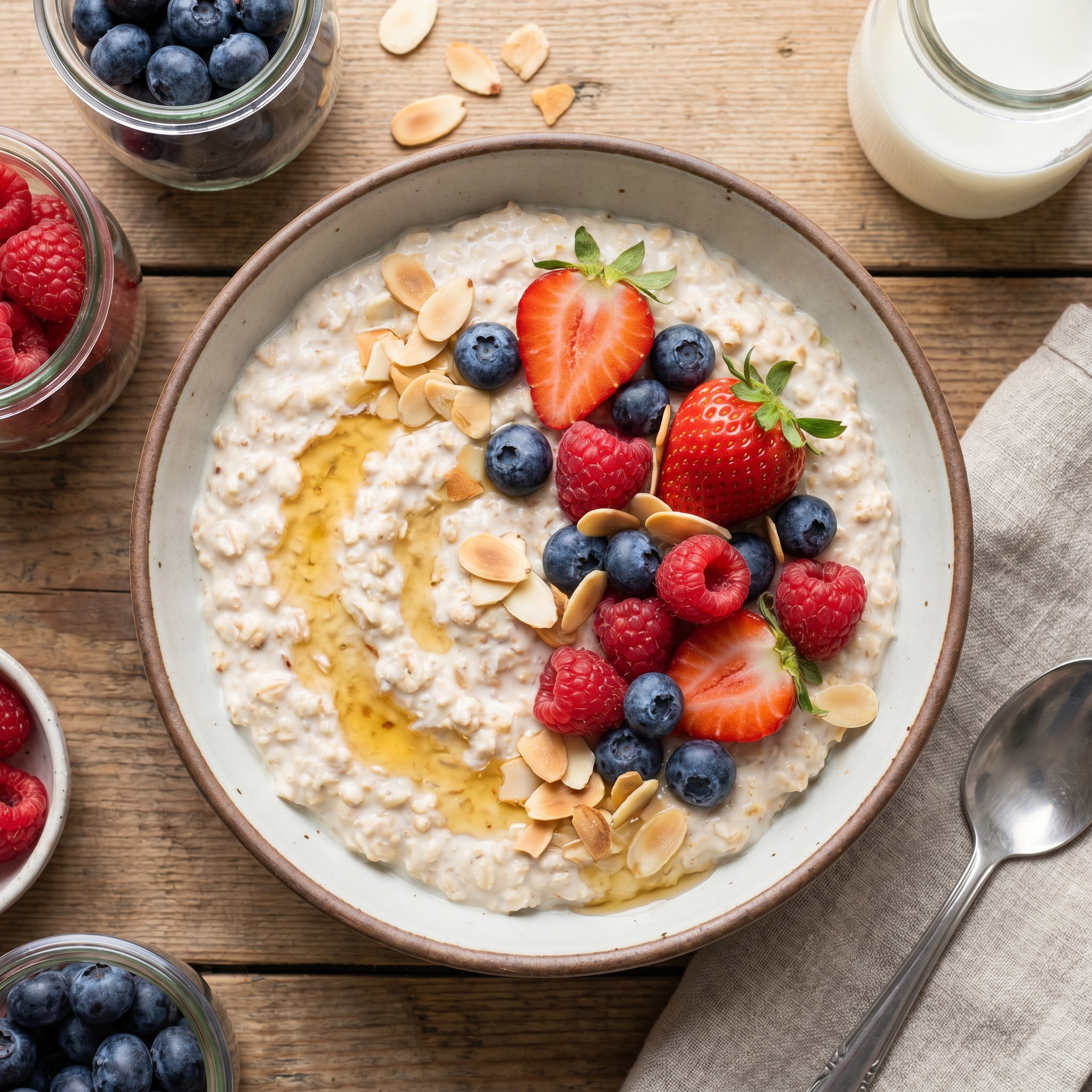 Overnight Oats with Berries