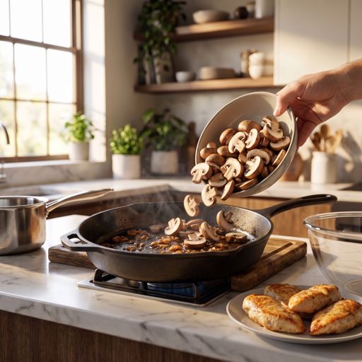 Step 4a: Cook the Mushrooms