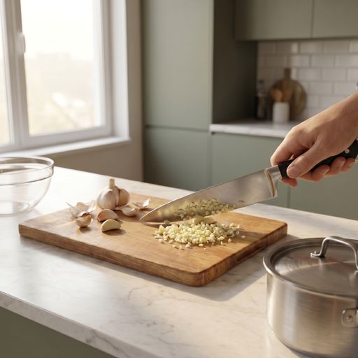 Minced garlic