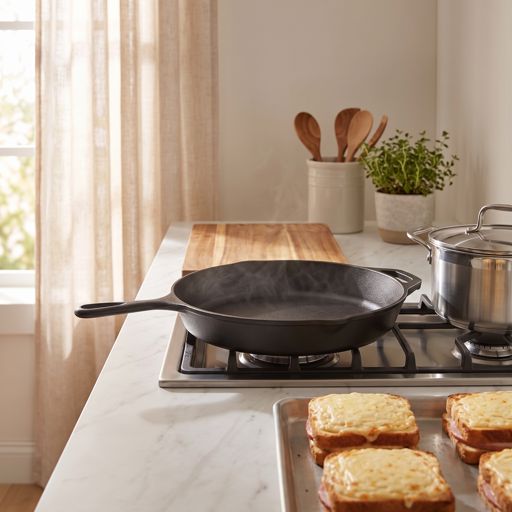 Step 9a: Toast in the Pan