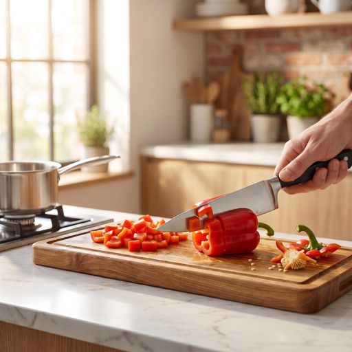Chopped red bell pepper