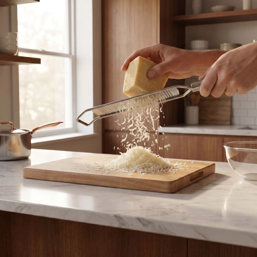 Finely Grated Parmesan cheese