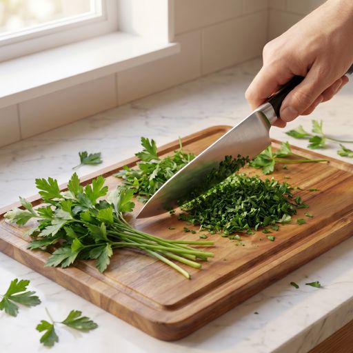 Finely Chopped fresh flat-leaf parsley