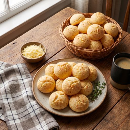 Brazilian Cheese Bread (Pão de Queijo)