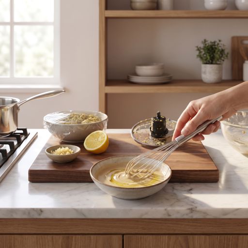 Step 5a: Make the Tahini Sauce