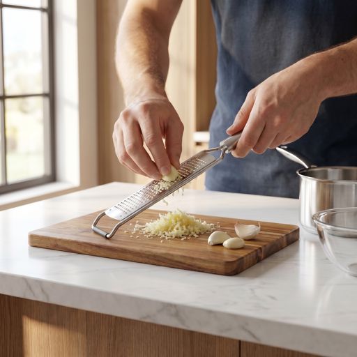 Finely Grated garlic