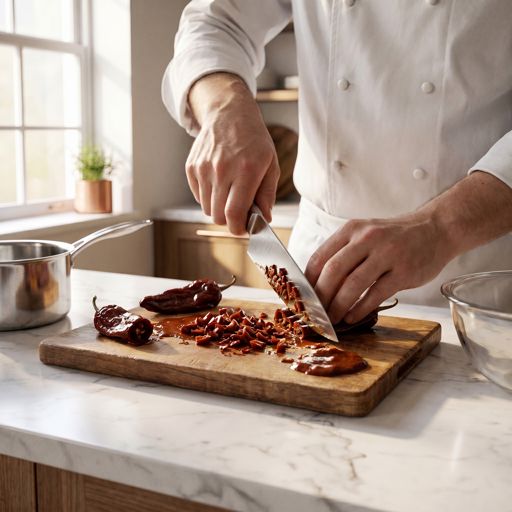 Minced chipotle peppers in adobo sauce