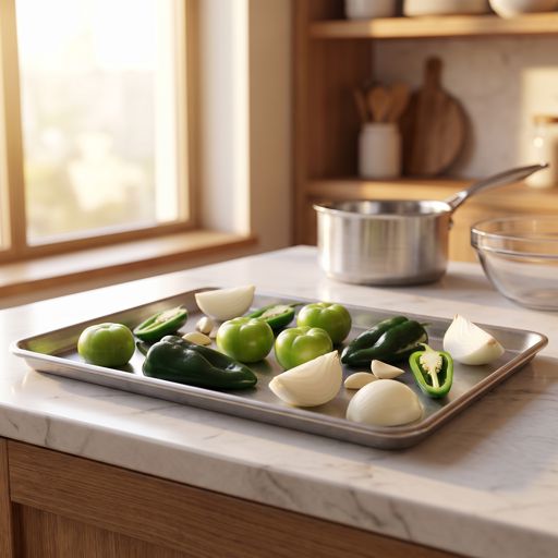 Step 2a: Arrange Vegetables for Broiling