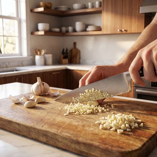 Minced garlic