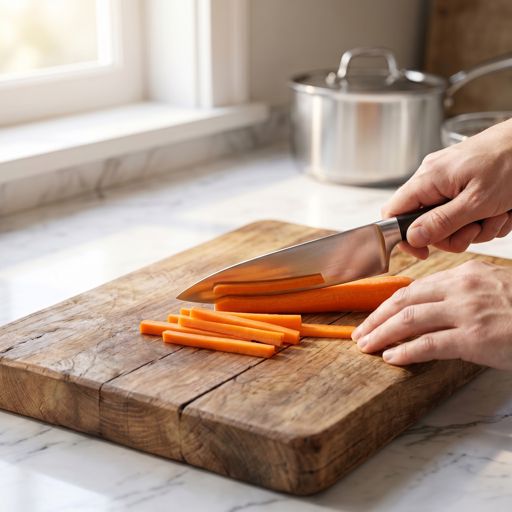 Julienned carrot