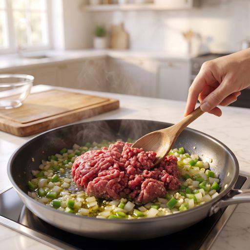 Step 3a: Brown the Beef