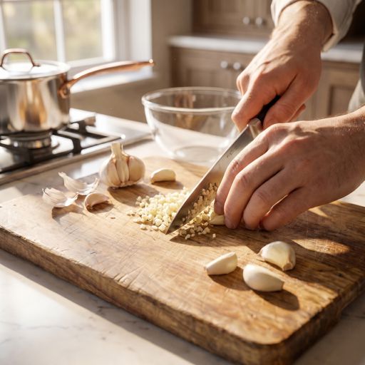 Minced garlic