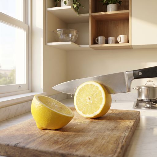 Halved lemon