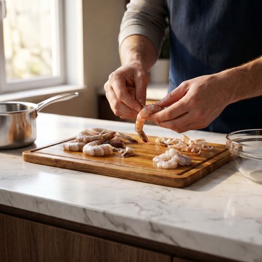 Peeled shrimp