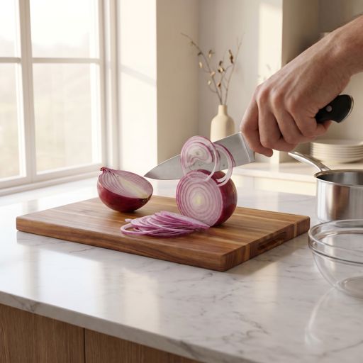 Thinly Sliced red onion