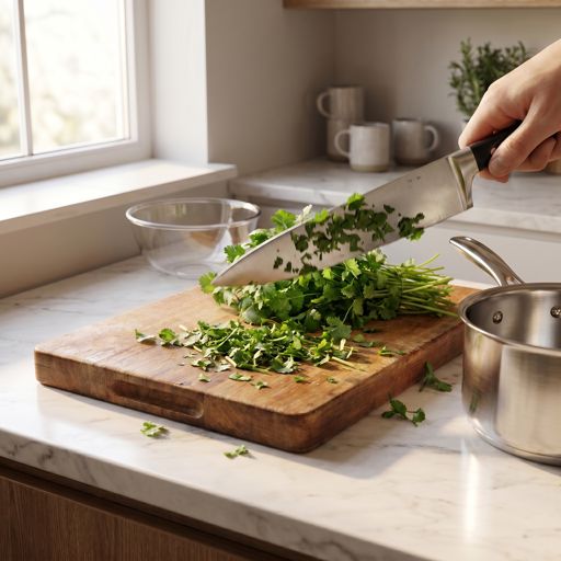 Roughly Chopped fresh cilantro