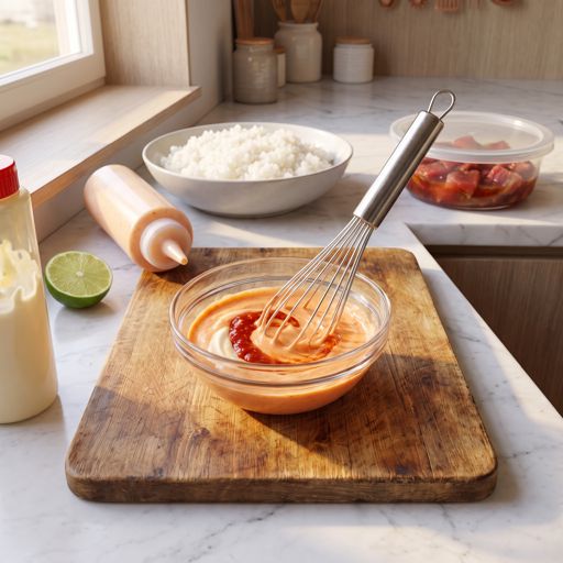Step 4: Make the Spicy Mayo