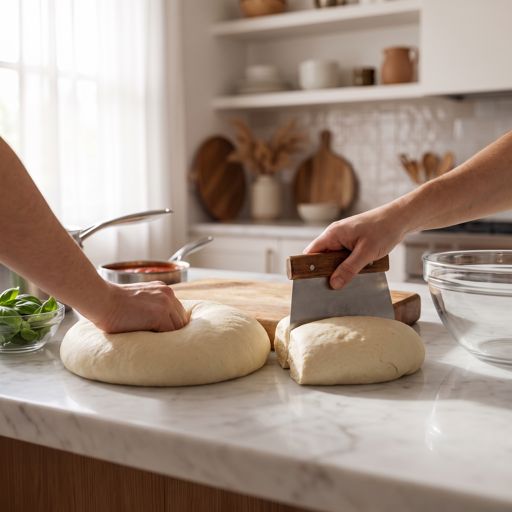 Step 6a: Shape the Pizza