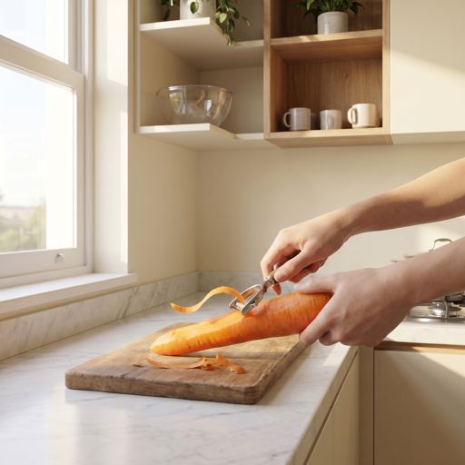 Peeled carrot