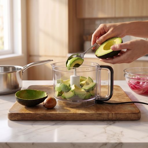 Step 6a: Make the Avocado Crema