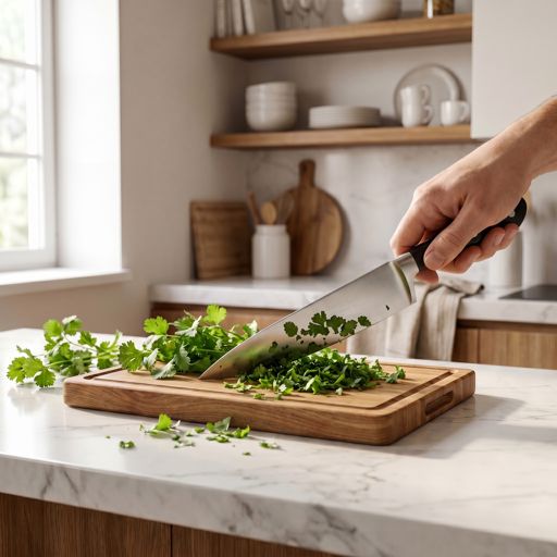 Chopped cilantro