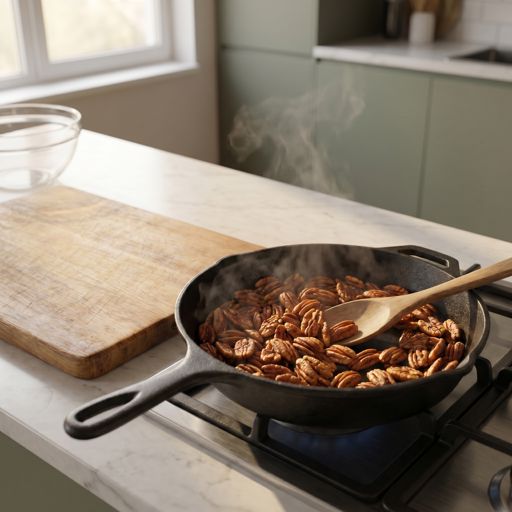 Toasted pecans
