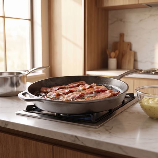 Step 3: Cook the bacon