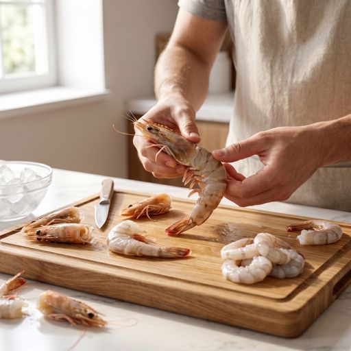 Peeled shrimp