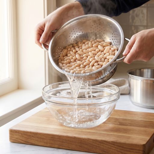 Drained cannellini beans