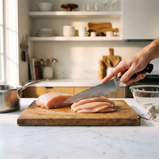 Thinly Sliced boneless skinless chicken breast