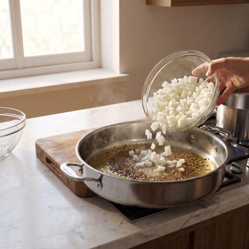 Step 3: Cook the aromatics