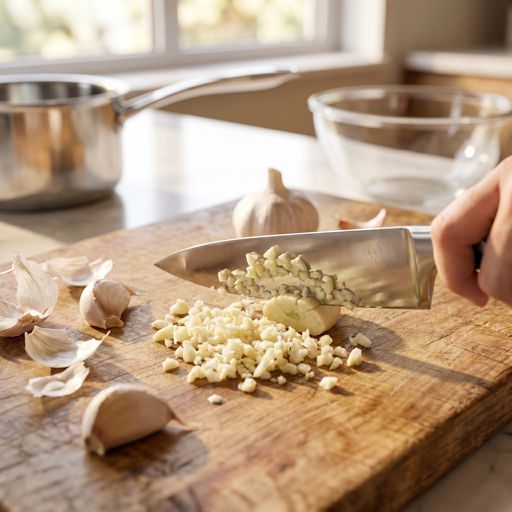 Minced garlic