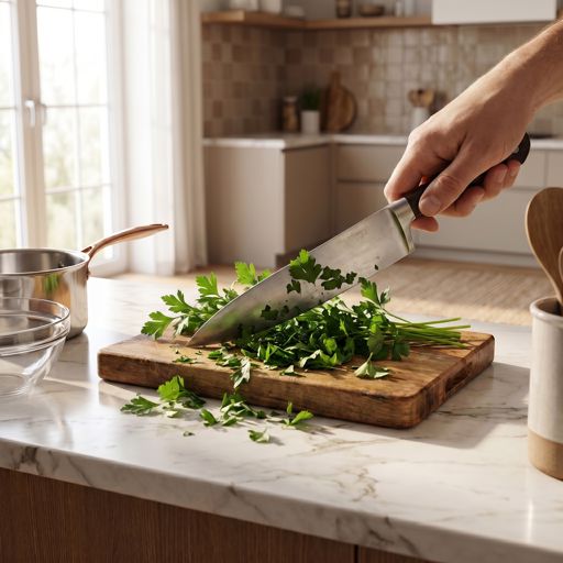 Roughly Chopped fresh flat-leaf parsley