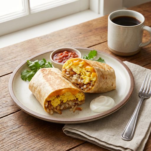 Sunrise Breakfast Burrito
