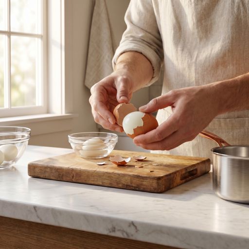 Peeled egg