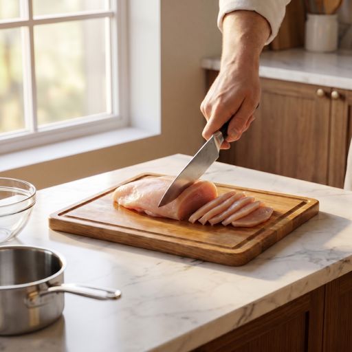 Thinly Sliced boneless skinless chicken breast