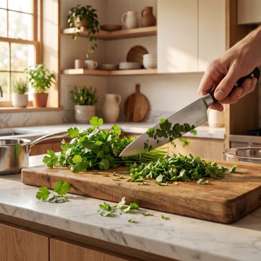 Roughly Chopped fresh cilantro