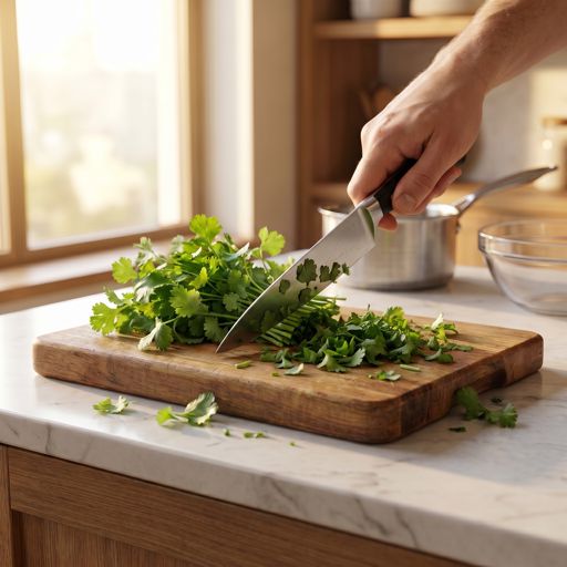 Roughly Chopped fresh cilantro