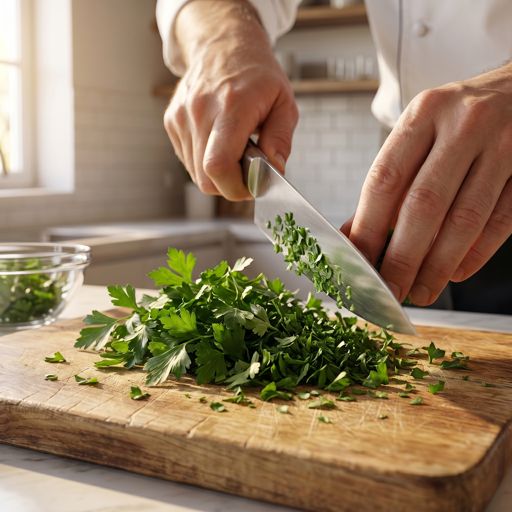 Chopped fresh flat-leaf parsley