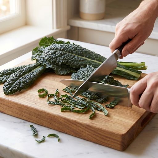 Chopped lacinato kale