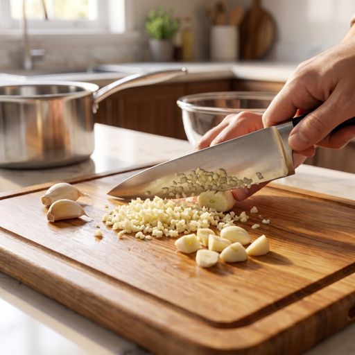 Minced garlic