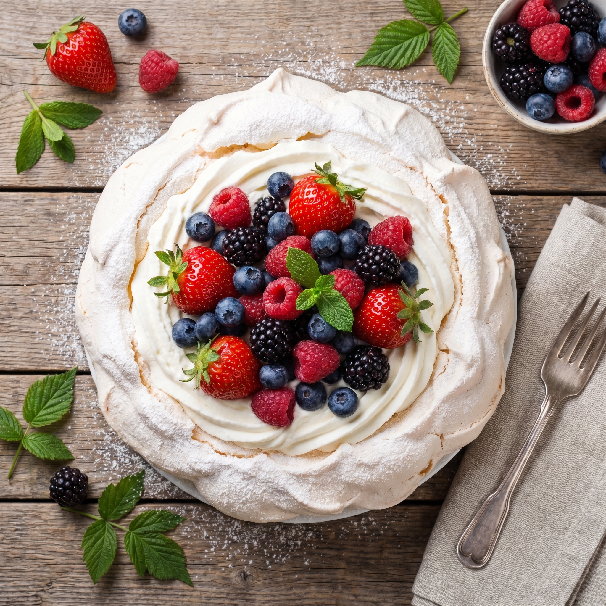 Fresh Berry Pavlova