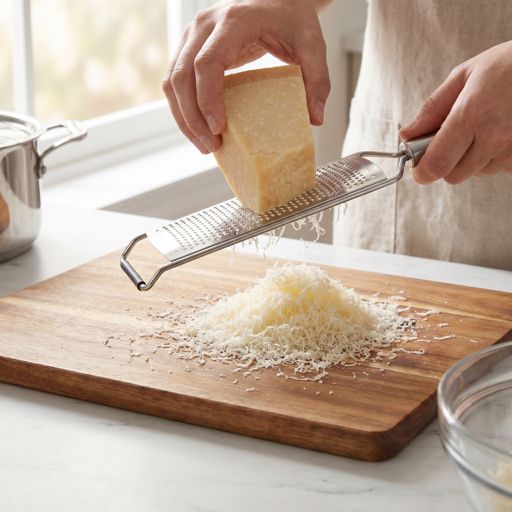 Finely Grated Parmesan cheese