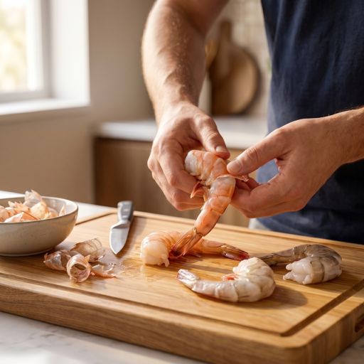 Peeled shrimp