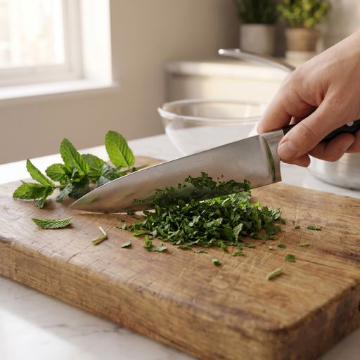 Finely Chopped fresh mint