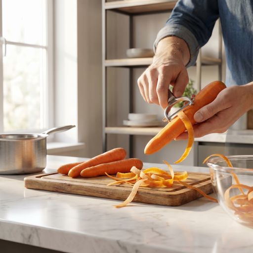 Peeled carrot