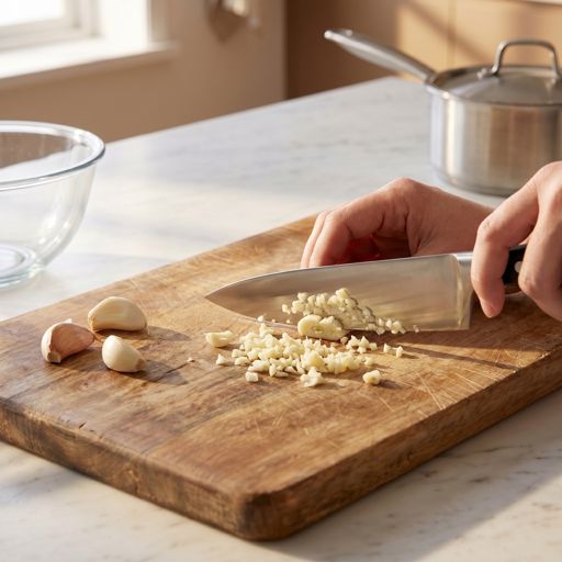 Minced garlic